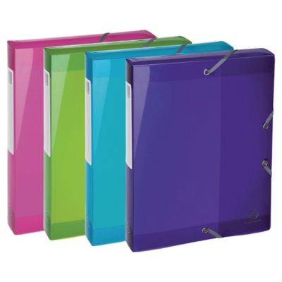 Exacompta - Ref 5568E - Elasticated Folders Without Flaps - 240 X 320mm