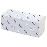 Håndklædeark Lyreco singlefold 2-lags, karton a 20 x 190 stk.