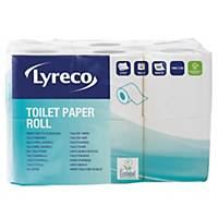 Lyreco wc-paperi 2-kerroksinen, 1 kpl=12 rullaa