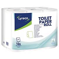 Papier toilette Lyreco - 2 plis - 12 rouleaux