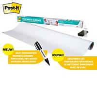 Post-it® Flex Write Surface, tableau blanc marqueurs permanents, 60,9X91,4 cm