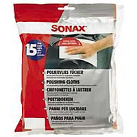 Polishing fleece cloths Sonax, pack of 15 pieces