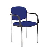 Coda Multi Purpose Stacking Chair With Arms Blue - Delivery Only - Excludes NI