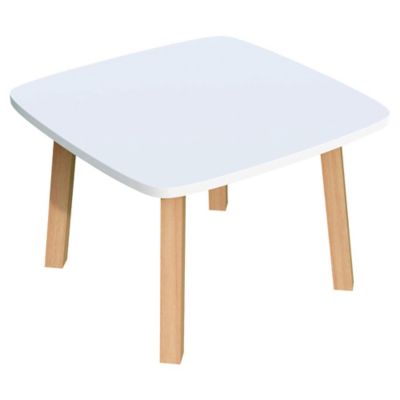 Woody reception table, white, per piece
