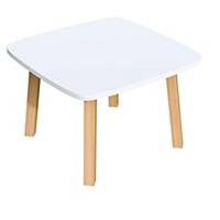 Woody reception table, white, per piece