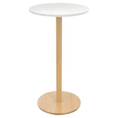 Woody Coffee table, diameter 60 cm, white, per piece 