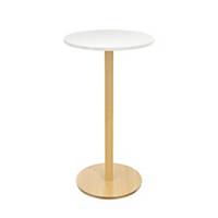 Paperflow Woody ronde hoge tafel, 60 cm diameter, H 110 cm, wit
