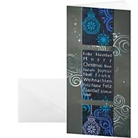 Christmas cards Sigel, multilingual, pack of 10 pieces
