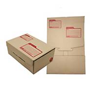 Dei-Cut Post Box KI KArft Size 17 X 25 X 9cm Brown - Pack of 10