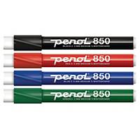 Whiteboardmarker Penol 850, 2-5 mm, skrå, pakke a 4 farver