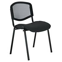 WELCOME MESH VISITOR CHAIR BLK