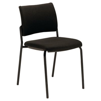 Savannah reception chair with 4 legs black