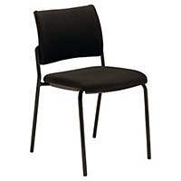 Konferenční židle Nowy Styl Savanah, 4 nohy, černá