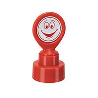 Colop 147165 School Stamp HappyFace Red