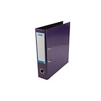 Elba Laminated Lever Arch File A4 70mm Spine Purple 56mm Filing Capacity