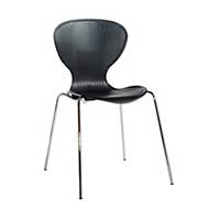 Sienna Black Dining Chair - Pack of 4 (Delivery Only - Excludes NI)