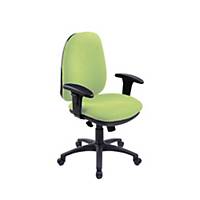 RE1 Deluxe High Back Operators Chair With Synchron - Green