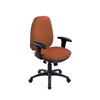 RE1 Deluxe High Back Operators Chair With Synchron - Orange