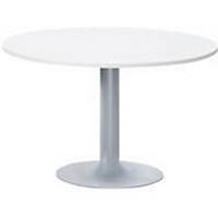 Eol ronde lage tafel, diameter 80 cm, hoogte 73,5 cm, wit