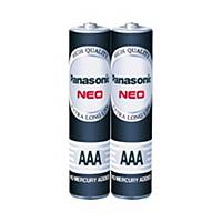 PANASONIC Neo R03Nt/2Sl Carbon Zinc Batteries AAA Pack Of 2