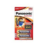 PANASONIC Lr6T/2B AA Alkaline Battery Pack Of 2