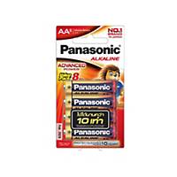 PANASONIC Lr6T/8B AA Alkaline Battery Pack Of 8