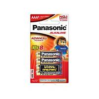 PANASONIC Lr03T/8B AAA Alkaline Battery Pack Of 8