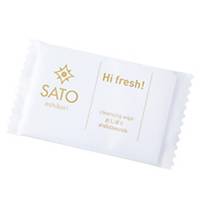 SATO ผ้าเย็นทำความสะอาด แพ็ค 100 ซอง