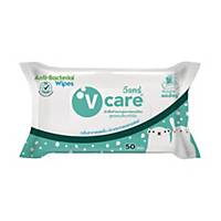 V-Care Wet Tissue - Pack of 50 Sheets