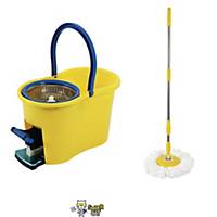 SUPERCAT Spin Bucket with Mop Yellow