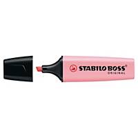Surligneur Stabilo Boss Original 70/129 Pastel, trait 2-5 mm, rose