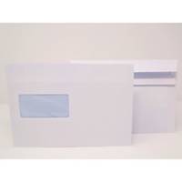 Lyreco White Envelopes C5 S/S Window 90gsm - Pack Of 500