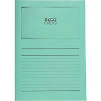 Organisation folder Elco Ordo Classico 73695, emerald green, pack of 10 pcs