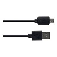 Kabel USB-A - USB-C M-M  1 m, czarny