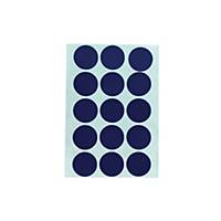 CIRCLE Paper Sticker 20mm Blue Pack of 90