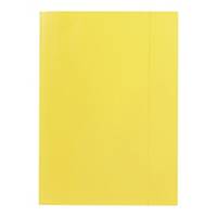 Teczka z gumką BARBARA, karton, A4, 300 g, żółta
