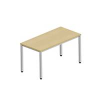 Pracovný stôl Nowy Styl Easy Space, 4 nohy, 140 x 70 cm, svetlý piesok
