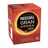 Caffè istantaneo Nescafè Gran Aroma decaffeinato in stick da 1,7 g - conf. 20
