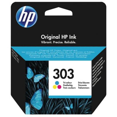 Hp 303 Tri Colour Original Ink Cartridge T6n01ae