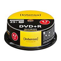 DVD+R Cake Box, Intenso 4811154, 16X print., 4.7 GB, Packung à 25 Stück