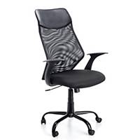 A2000 6492 CHAIR SYNCRO W/ARMS BLK
