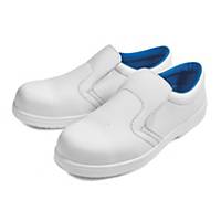 Cerva Raven Moccasin Safety Shoes, S2 SRC, Size 43, White