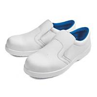 Cerva Raven Moccasin Safety Shoes, S2 SRC, Size 44, White