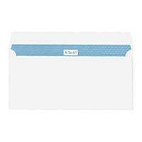 A-Tech Self-Adhesive White Envelope 110 x 220mm - Pack of 25