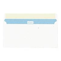 A-Tech Self-Adhesive White Envelope with Window 110 x 220mm - Pack of 20