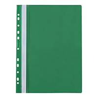 BIURFOL PUNCHED FILE PP A4 GREEN
