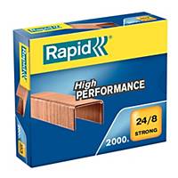 Rapid 38953 staples 24/8 copper plated 40 sheets - box of 2000