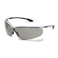 Sikkerhedsbriller Uvex Sportstyle 9193, grå linser, hvid
