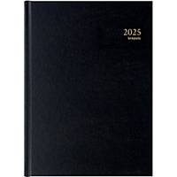Agenda journalier Brepols Bremax 2 - 2025 - 21 x 29 cm - noir