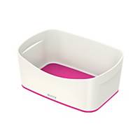 Box stolní Leitz MyBox 5257, 3,85 l, bílo/růžový